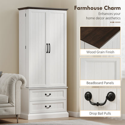 Armoire-buffet de cuisine avec lumière DEL capteur