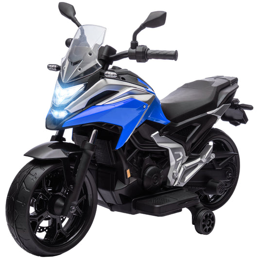 Qaba Moto Électrique Honda Licenciée 12V pour Enfants 3-6 Ans