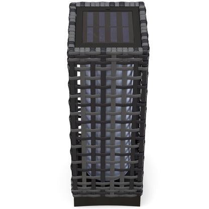Lampe solaire décorative tressée pour patio IP44