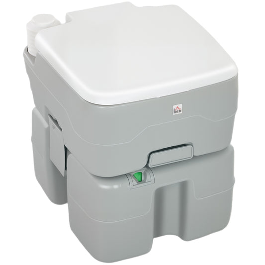 Toilette portable de camping rinçable avec réservoirs 20L