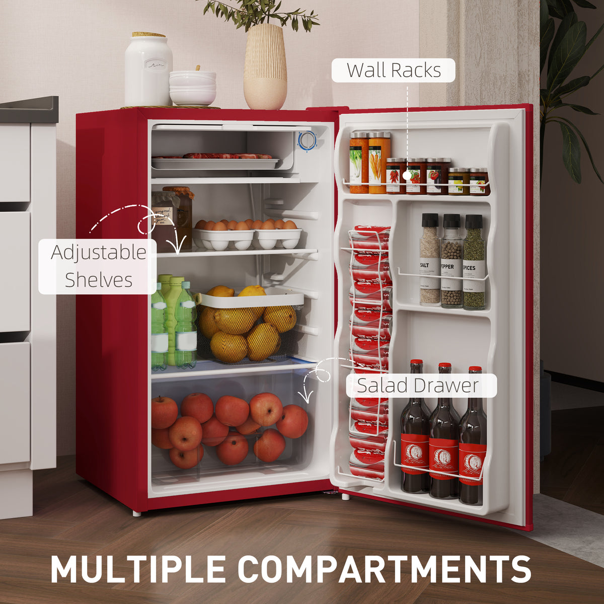 Réfrigérateur compact avec congélateur 3,2 pi³