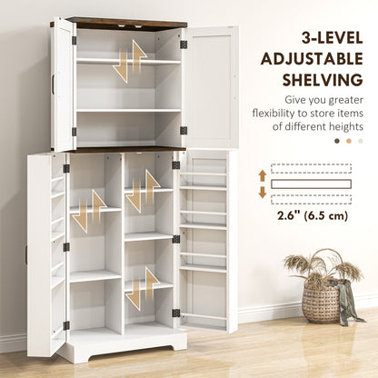 Armoire de cuisine haute avec clayettes ajustables