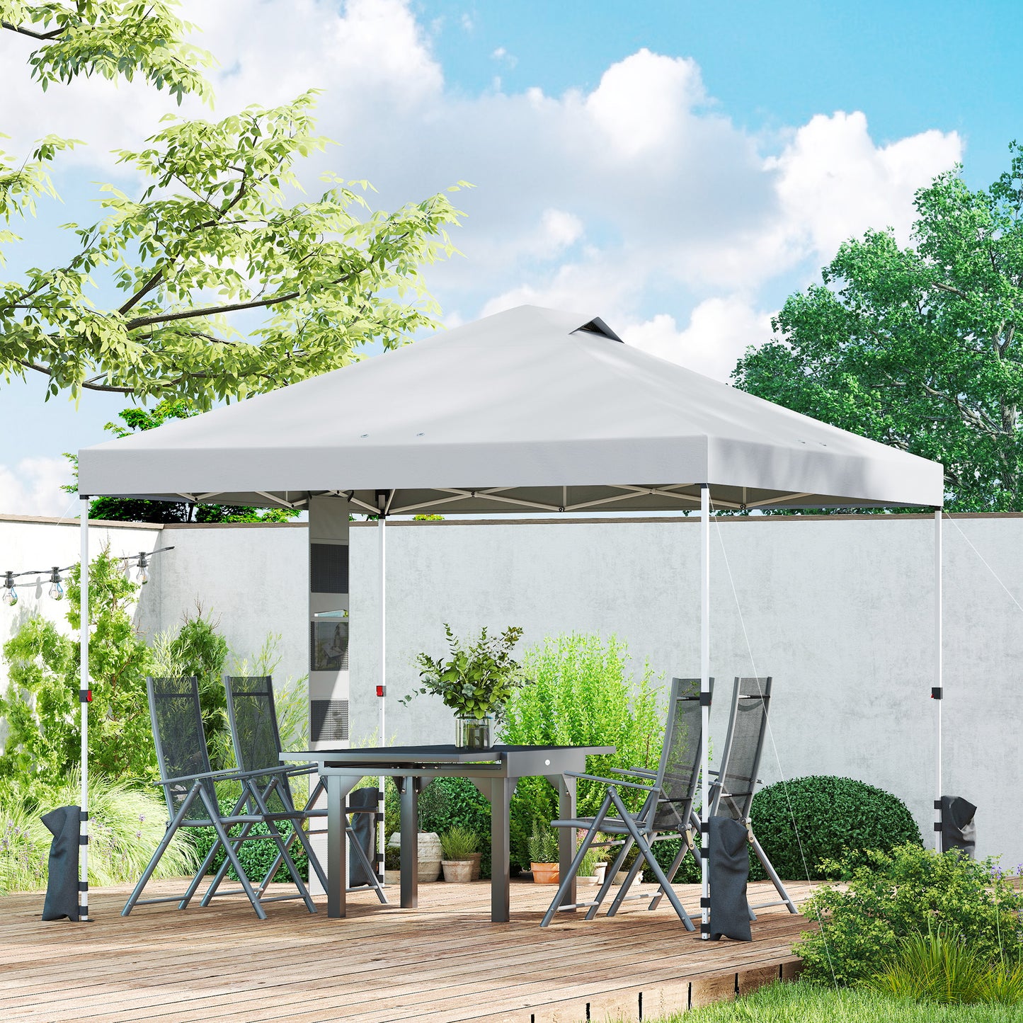 Tente Pavillon Instantané 2.93 x 2.93 m UPF 50+