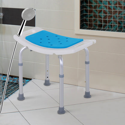 Chaise de douche réglable en hauteur — aluminium