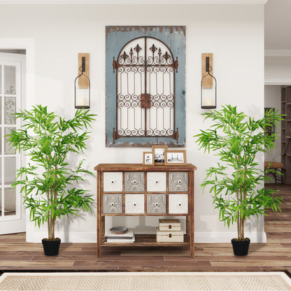 Arbre de bambou artificiel 4 pi