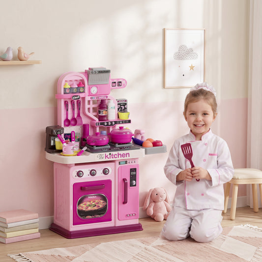 Cuisine de jeu pour enfants avec accessoires et sons — Lot de 33