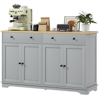 Buffet bahut moderne avec tiroirs et étagères ajustables