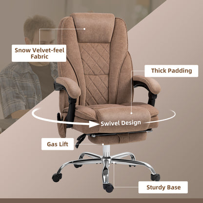 Chaise bureau massage inclinable avec repose-pieds ajustable
