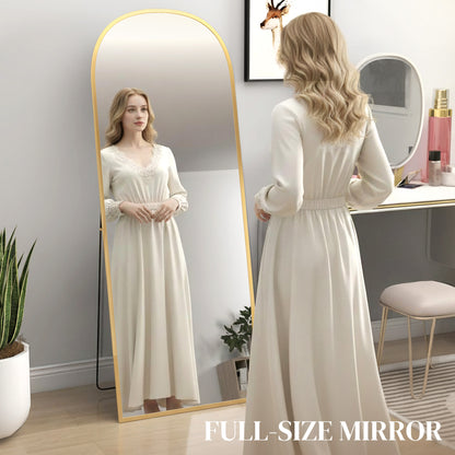 Miroir sur pied arche pleine longueur