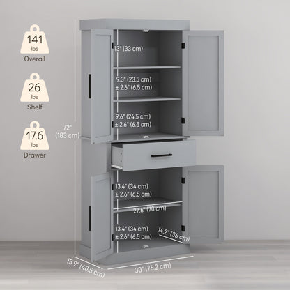 Armoire de cuisine style fermette