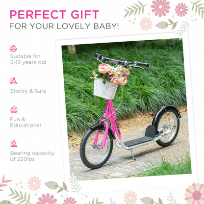 Trottinette pour enfants avec guidon réglable