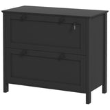 Classeur 2 tiroirs verrouillable avec barre ajustable