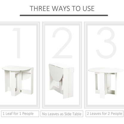 Table à manger pliante rabattable pour petits espaces
