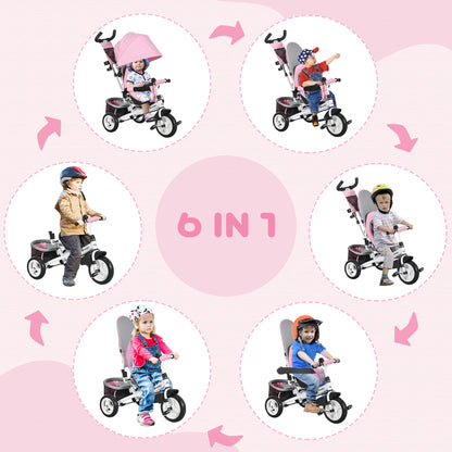Tricycle évolutif 6 en 1 pour tout-petits 1-5 ans