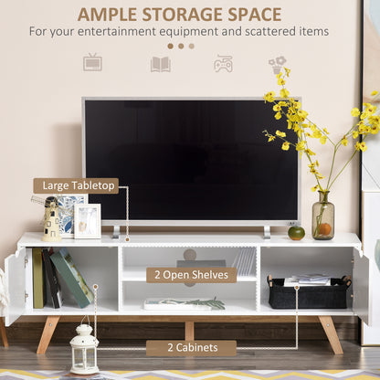 Meuble TV moderne en bois avec rangement