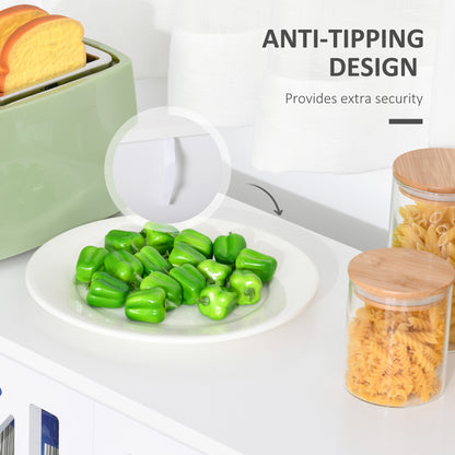 Buffet bas avec portes ajourées et tablette