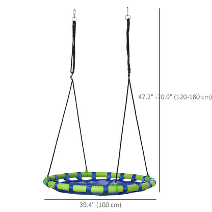 Balançoire soucoupe ronde pour enfants — capacité 150 kg