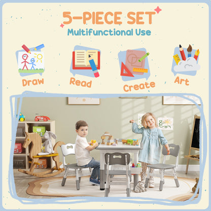 Ensemble table et chaises ajustables pour tout-petits — Lot de 5