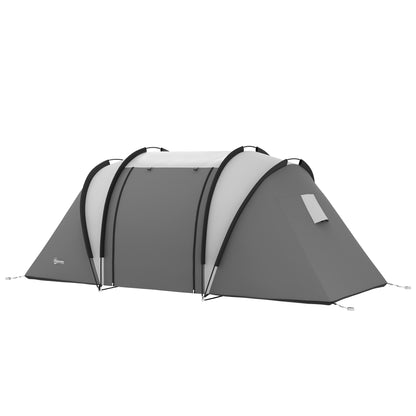 Tente de camping familiale 2 chambres avec salon
