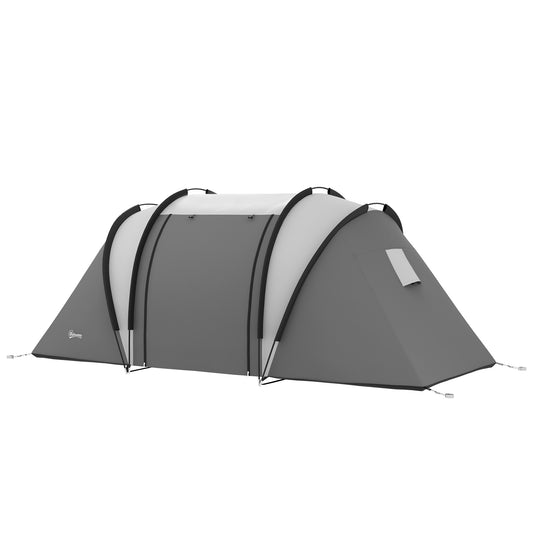 Tente de camping familiale 2 chambres avec salon