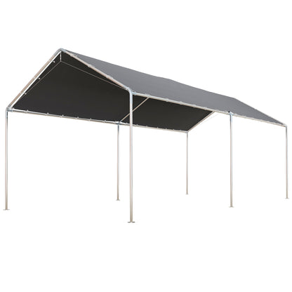 Abri automobile 10' acier galvanisé