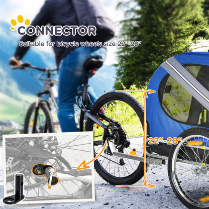 Remorque vélo pour chien avec 3 entrées