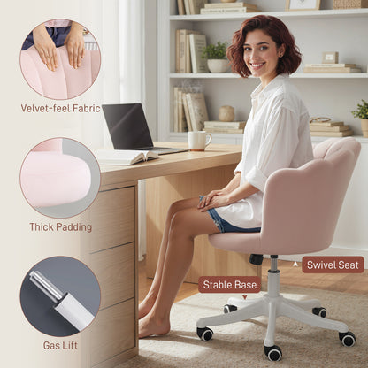 Chaise de bureau sans accoudoirs pivotante hauteur ajustable