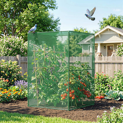 Outsunny 240x120cm Grow Cage - Zipped Garden Protection Tent