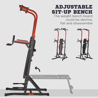 Station de musculation multifonction avec banc de redressement