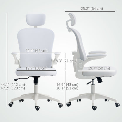Chaise de bureau ergonomique avec support lombaire 4D