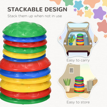Pierres d'équilibre pour enfants 12 pièces design tortue