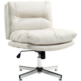 Chaise de bureau sans accoudoirs croisillons réglable pivotante