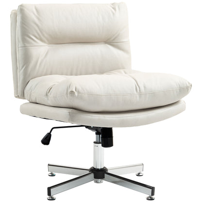 Chaise de bureau sans accoudoirs croisillons réglable pivotante