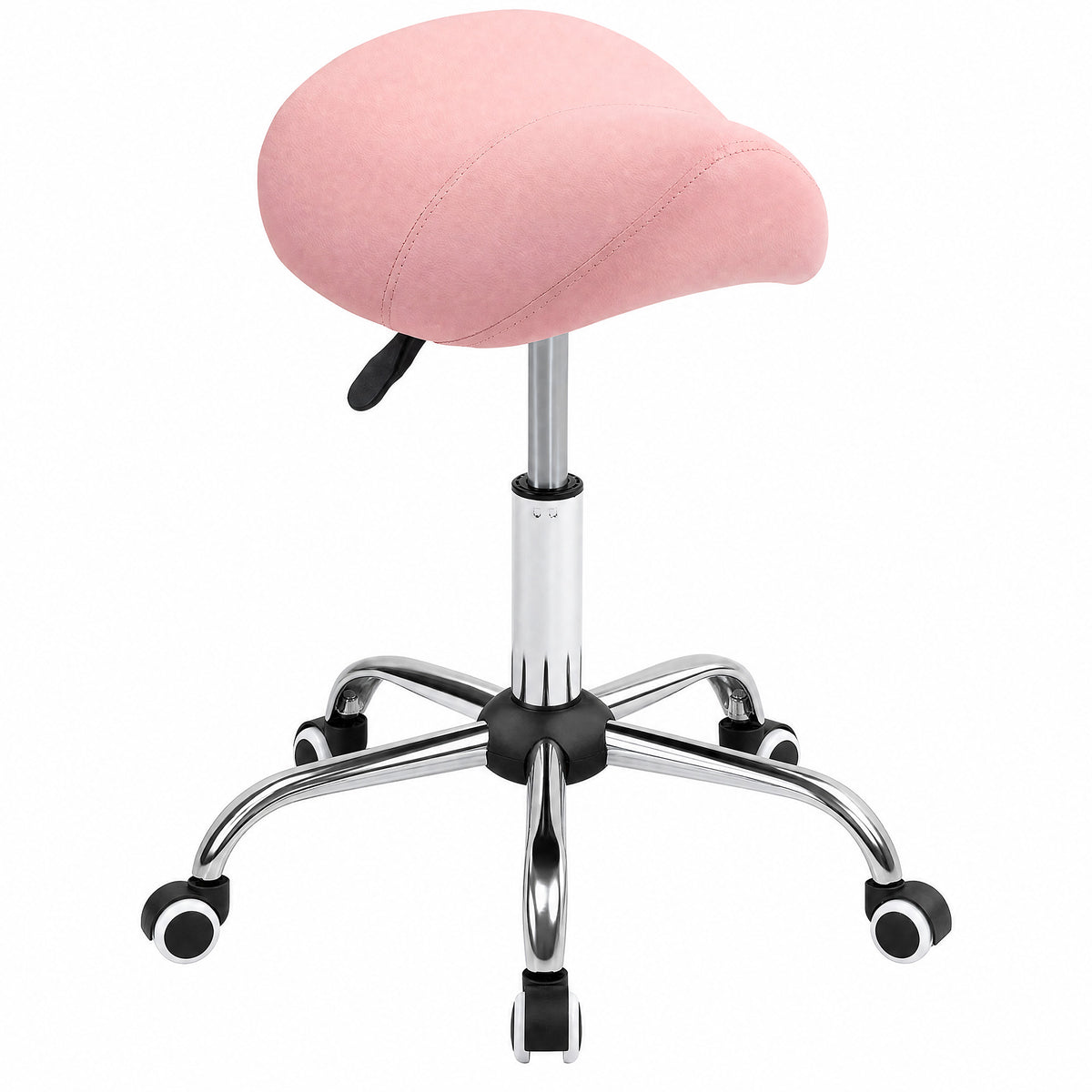 Tabouret selle ergonomique à roulettes réglable
