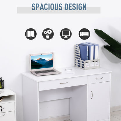 Bureau d'ordinateur avec tiroirs de rangement