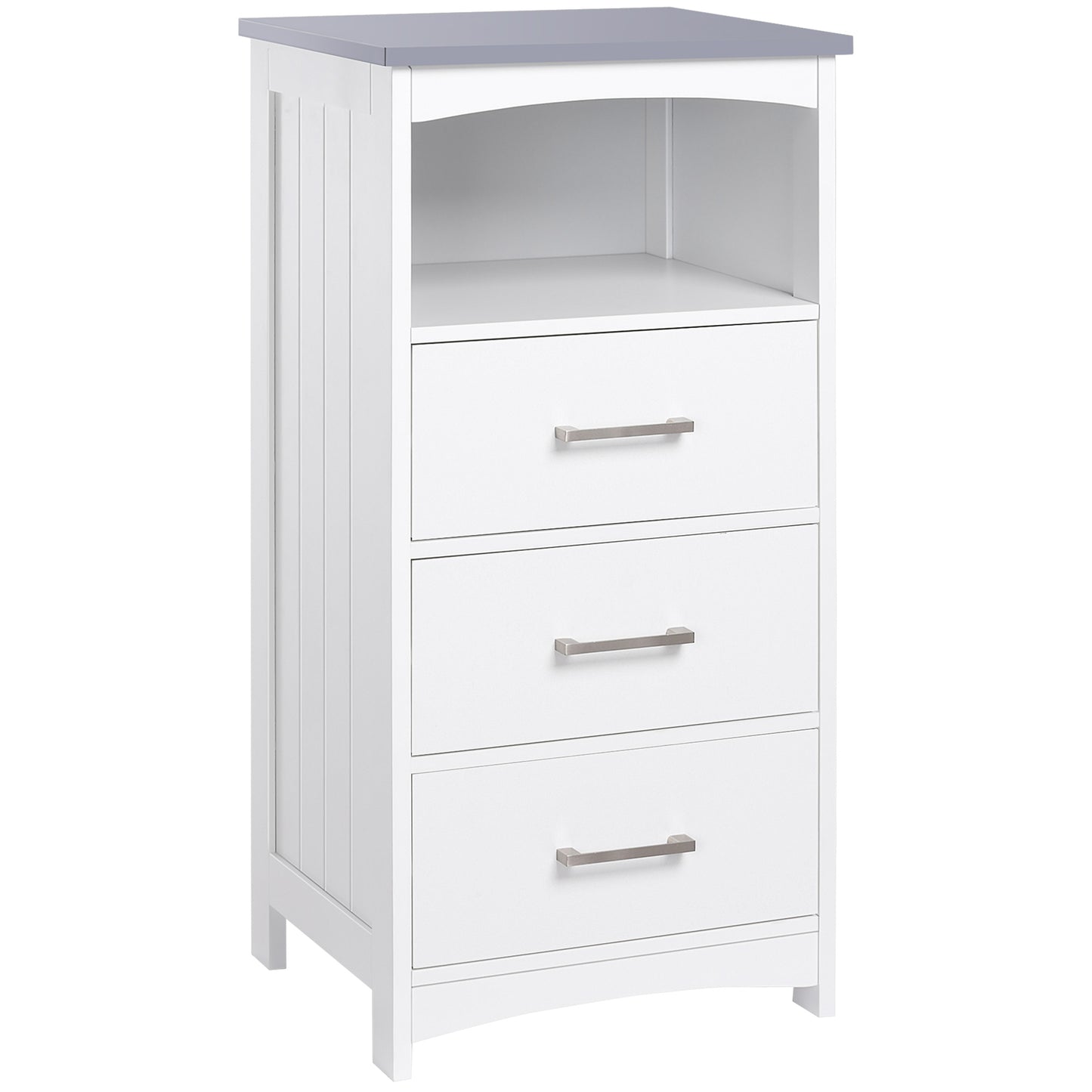 Armoire de salle de bain étroite 3 tiroirs