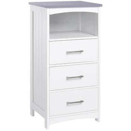 Armoire de salle de bain étroite 3 tiroirs