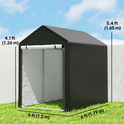 Abri de rangement portable à fermeture éclair