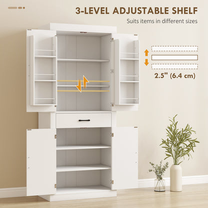 Armoire Pantry Cuisine 182 cm — Portes Grange Fermier