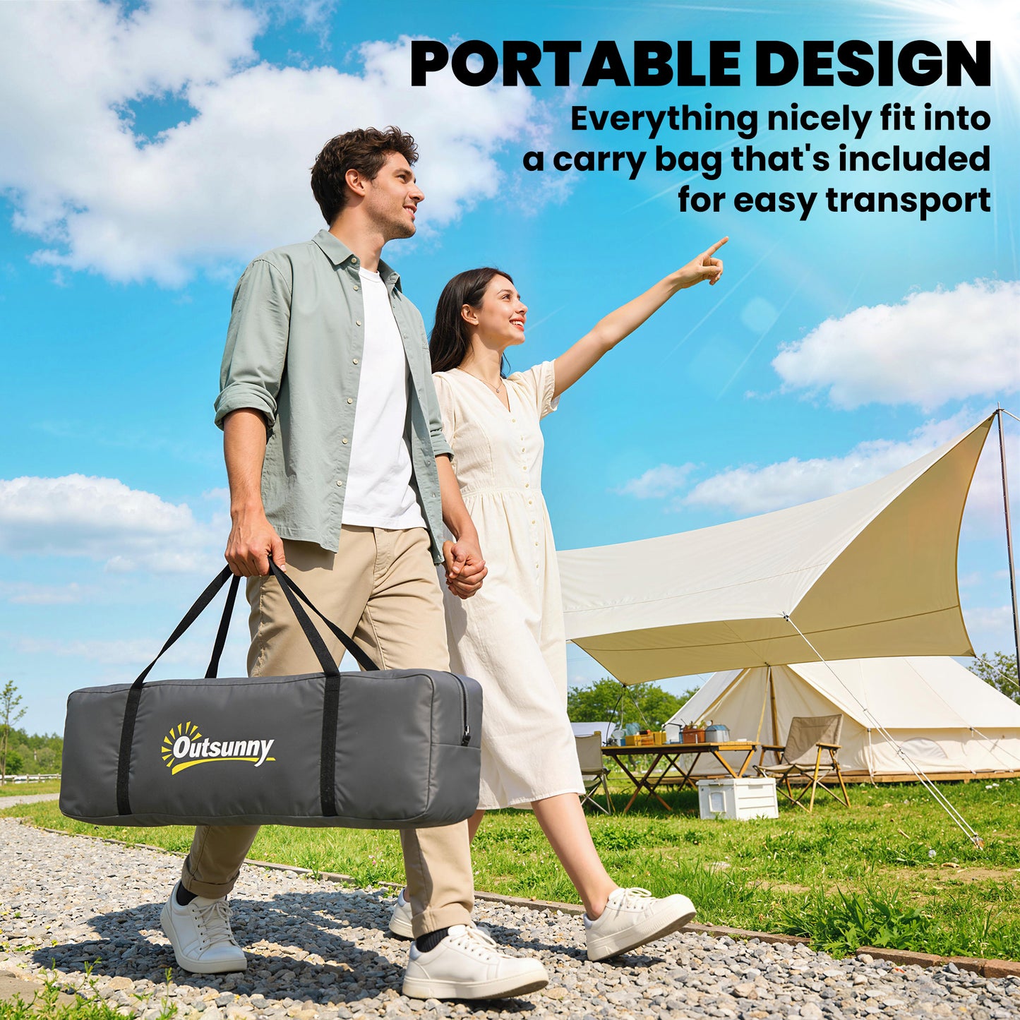 Tente de camping tunnel 6-8 personnes imperméable 2000mm