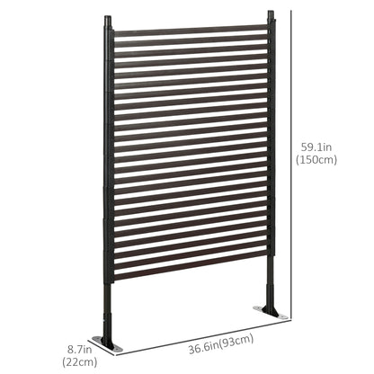 Clôture jardin métal polyvalente 152 cm