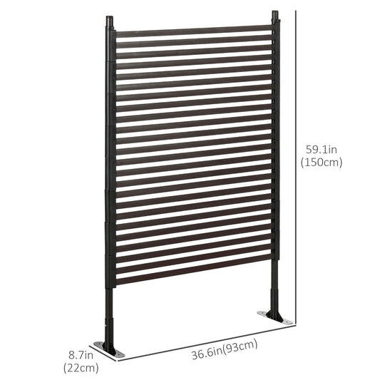Clôture jardin métal polyvalente 152 cm