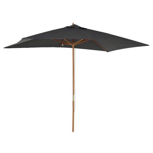 Parasol rectangulaire bambou 213 x 305 cm