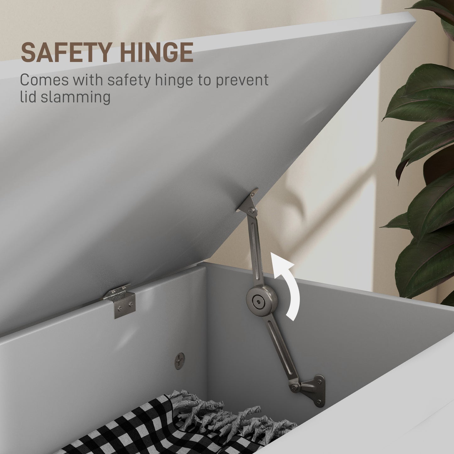 Banc coffre de rangement multifonction