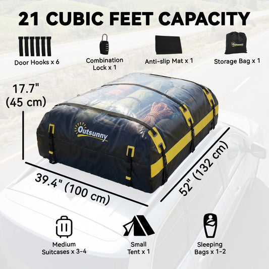 Sac de toit imperméable 600 L capacité