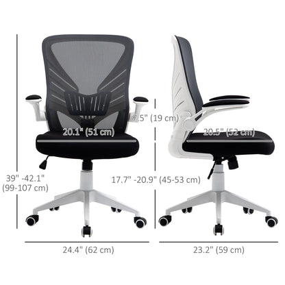 Chaise de bureau ergonomique pivotante en maille