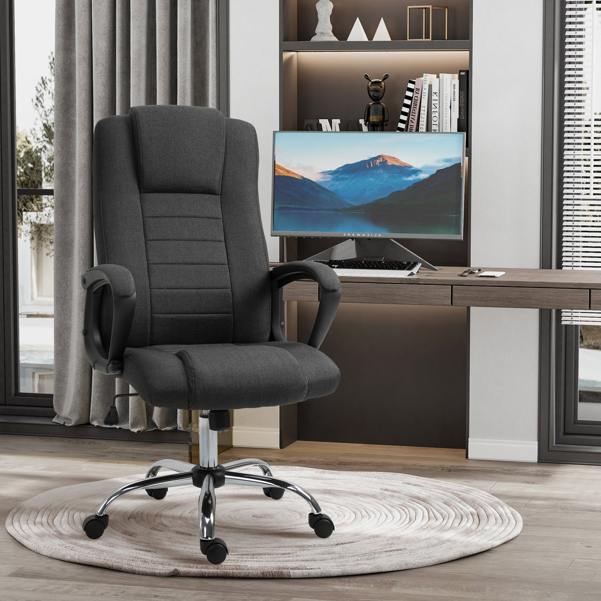Chaise de bureau ergonomique à haut dossier