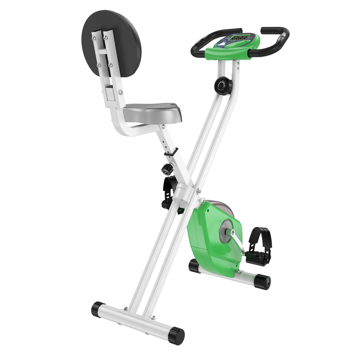 Vélo d'exercice stationnaire pliable à résistance magnétique
