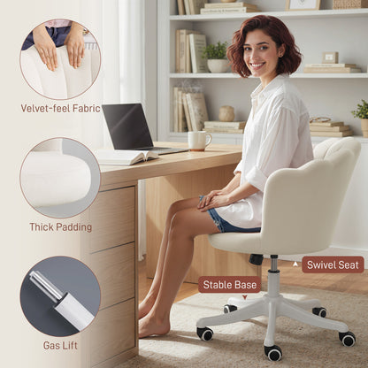 Chaise de bureau sans accoudoirs pivotante hauteur ajustable