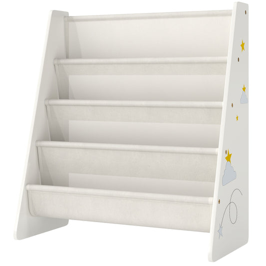 Bibliothèque enfant 4 niveaux pour chambre et salle de jeux